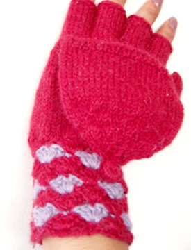 Red Mitten Detail